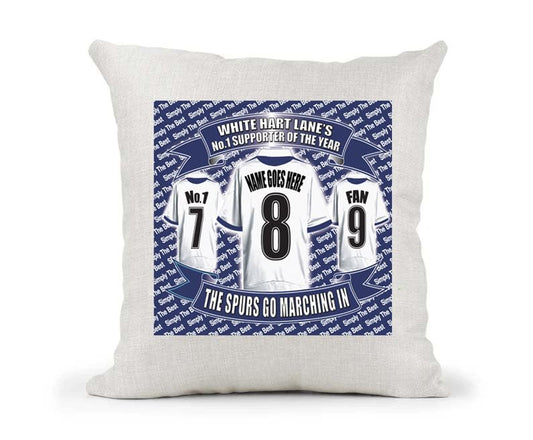 TOTT Personalised Football Country Canvas Style Cushion Cover Gift