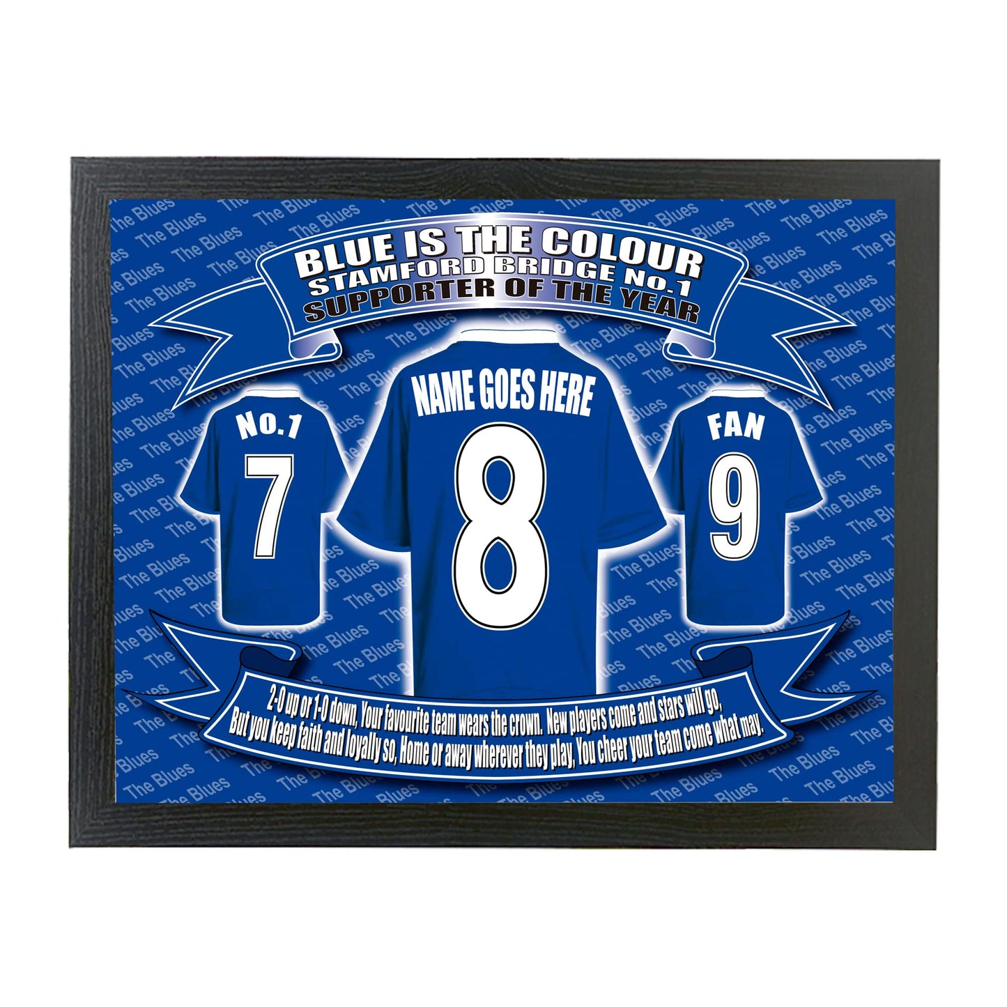 The Pensioners Football Shirt Personalised Picture Gift