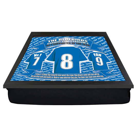 Cardiff Football Shirt Lap Tray Gift