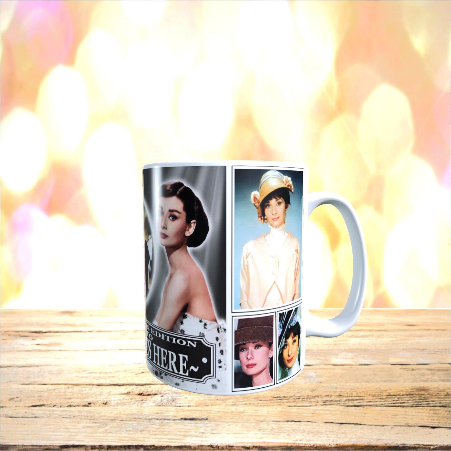Hepburn Celebrity Icon Personalised Mug Gift Movie Star*Audrey