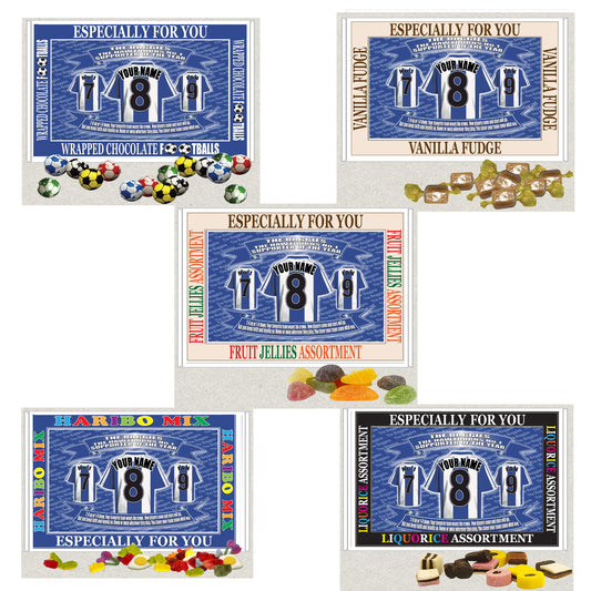 West Brom Personalised Football Shirt Gift Boxed Sweets