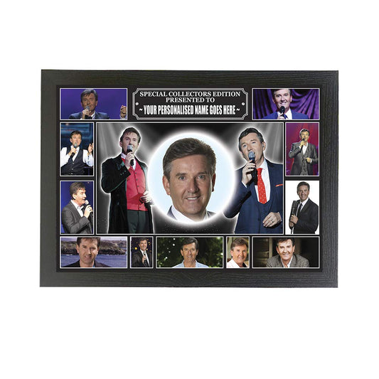 Daniel O'Donnell personalised icon framed picture gift
