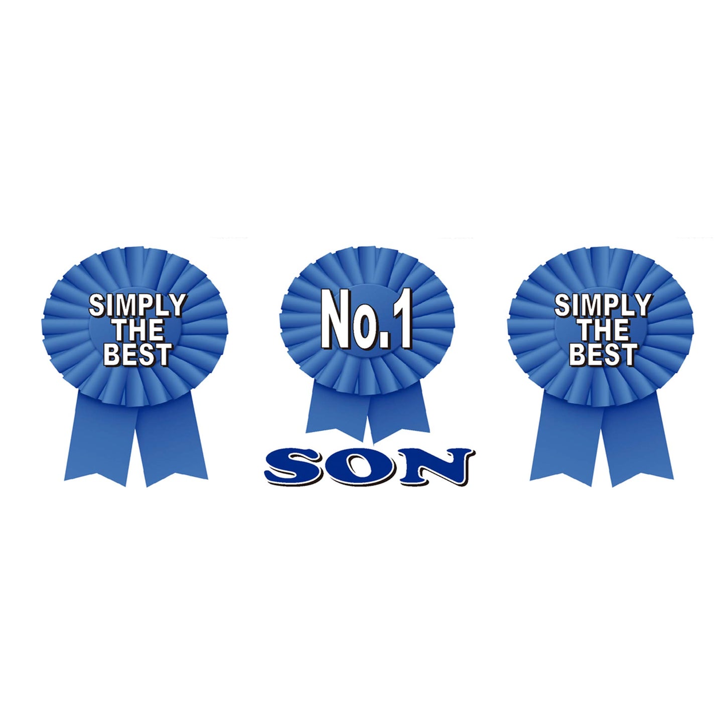 Simply The Best Son Ceramic Rosette Gift Mug