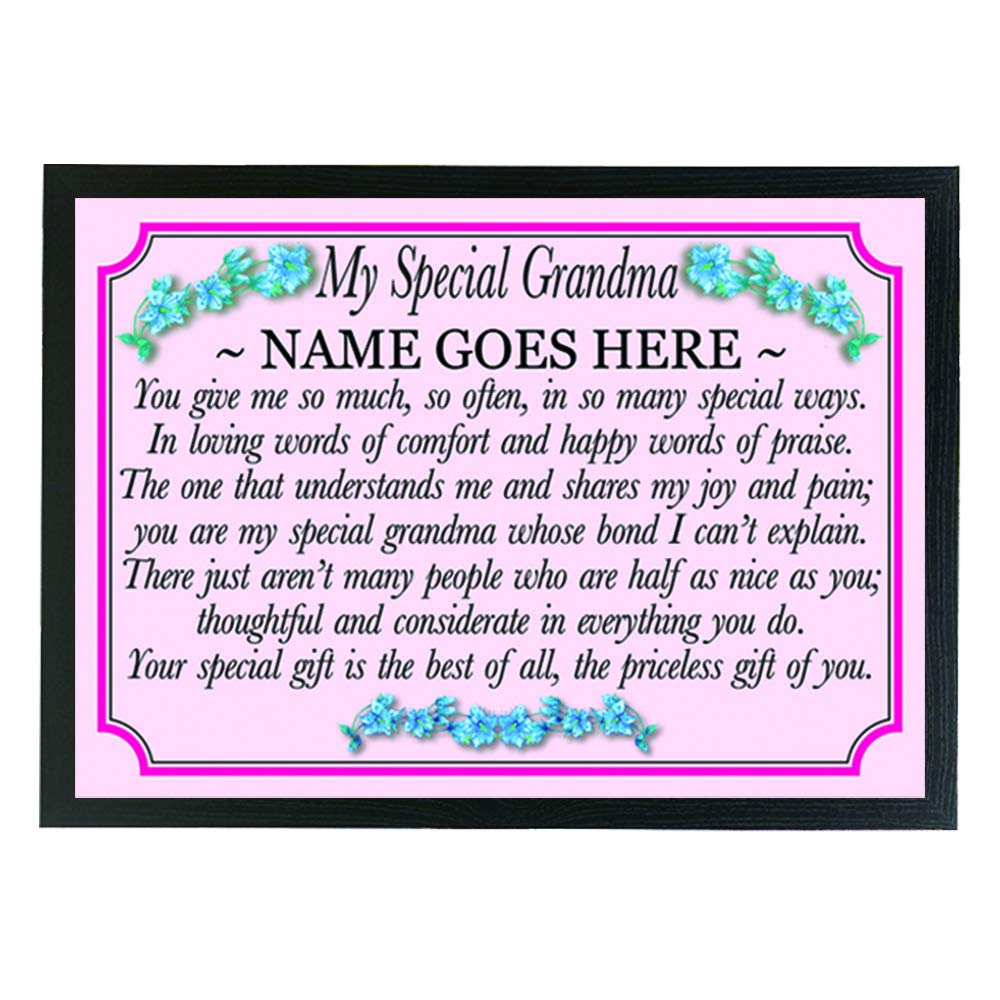 My Special Grandma personalised lap tray gift