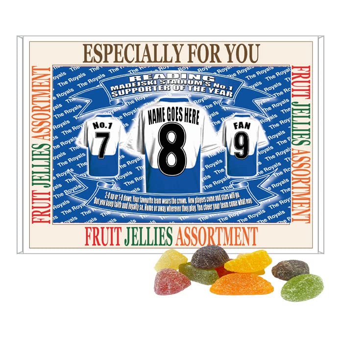 Reading Football Shirt Personalised Gift Boxed Sweets Variety