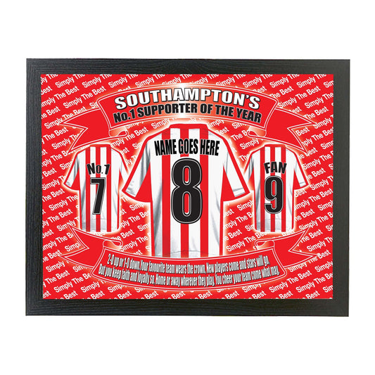 Southampton Football Shirt Personalised Picture Gift