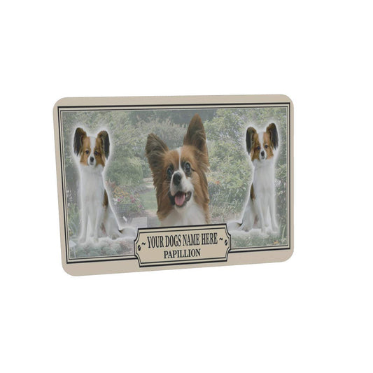 Papillon Personalised Dog Breed Mouse Mat Gift