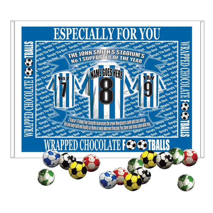 Huddersfield Football Shirt Personalised Gift Boxed Sweets Variety