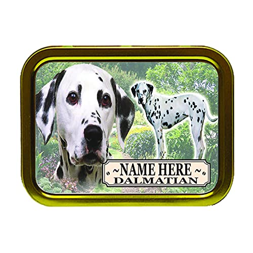 Dalmatian Dog Breed Personalised Tobacco Tin & Products Gift Set