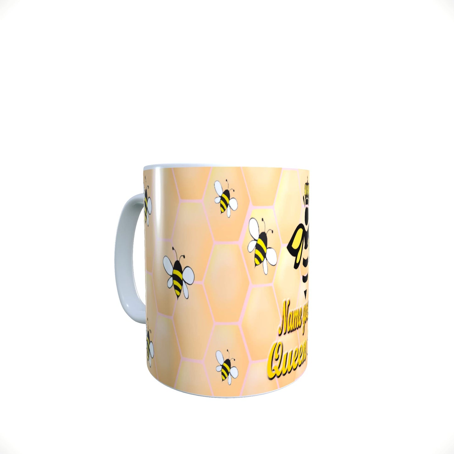 Queen Bee Personalised Honeycomb Mug Gift