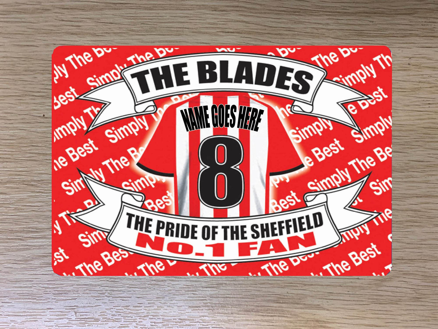 Sheffield U Personalised Football Team Shirt Travel Passport Holder Case Gift Present