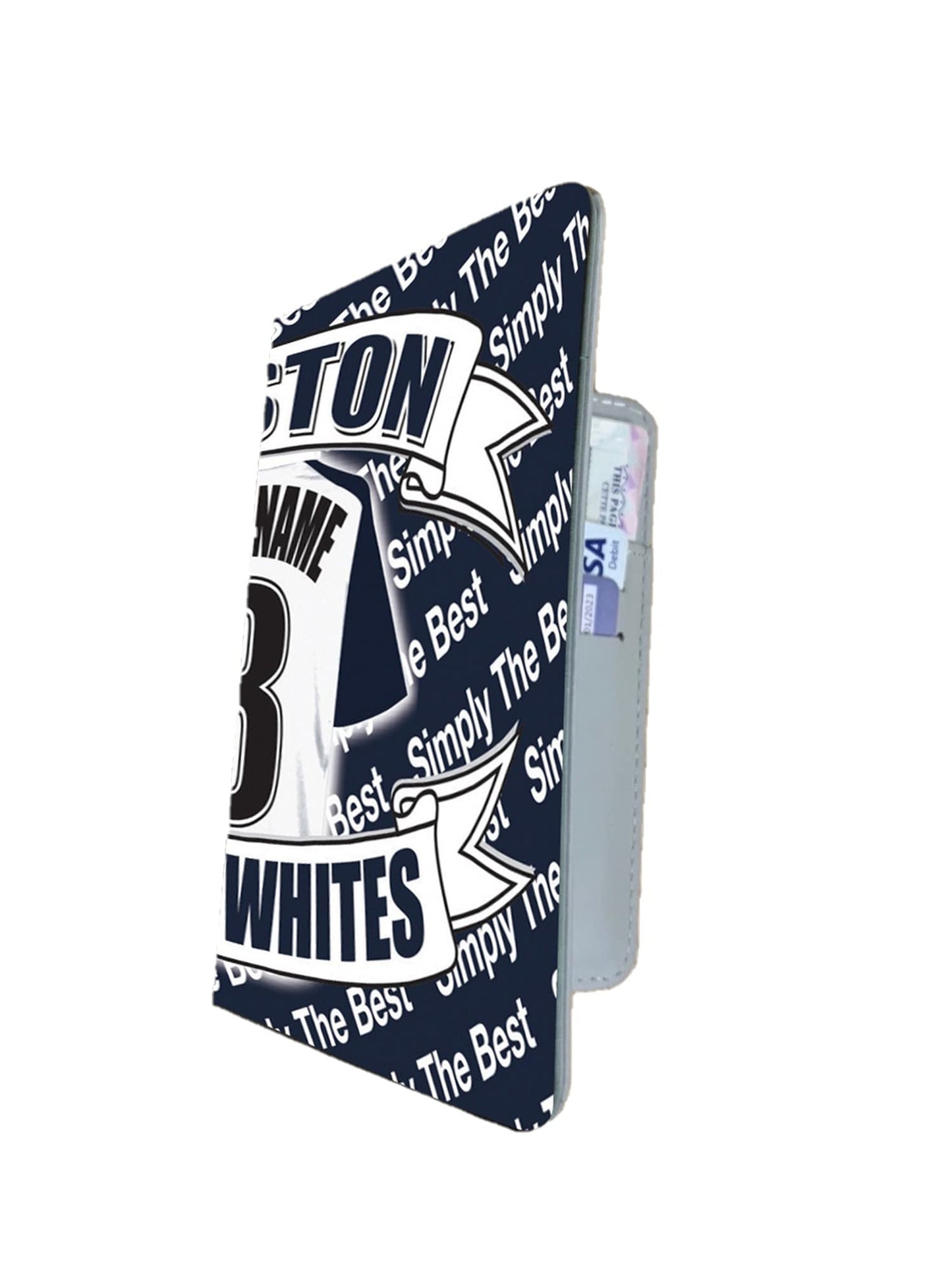 Preston Football Shirt Personalised Travel Passport Holder Case Gift Present