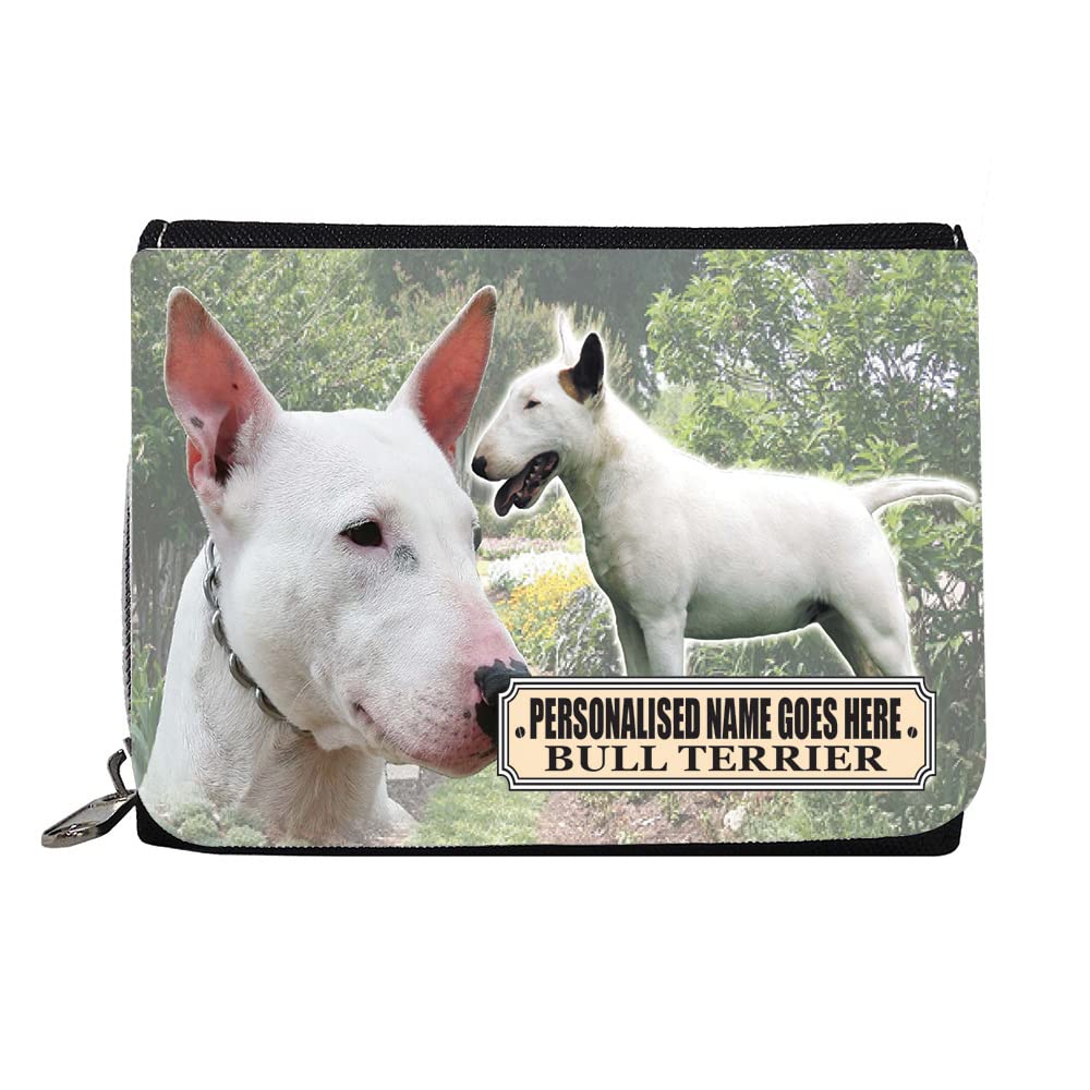 English Bull Terrier Personalised Dog Breed Gift Purse