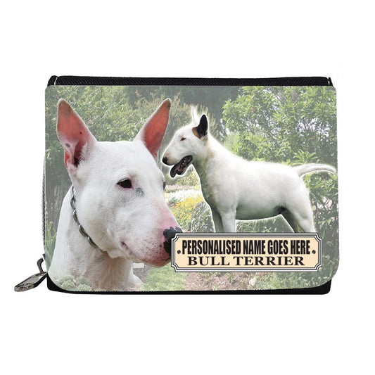 English Bull Terrier Personalised Dog Breed Gift Purse