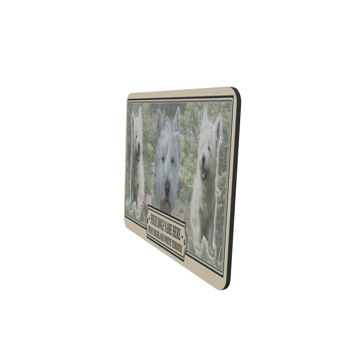West Highland White Terrier Personalised Dog Breed Mouse Mat Gift