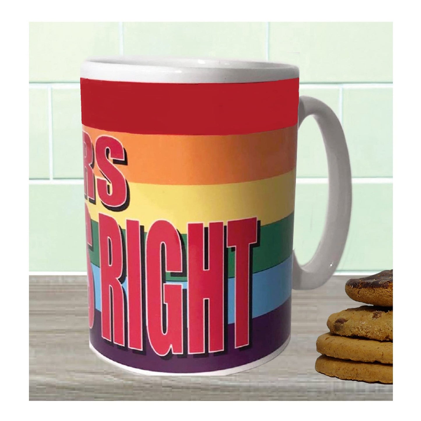 Mrs Always Right Gay Pride Gift Mug