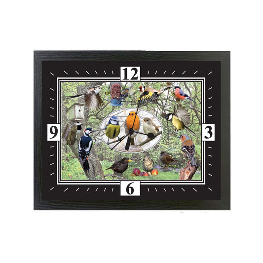 British Garden Birds Wall Clock Gift