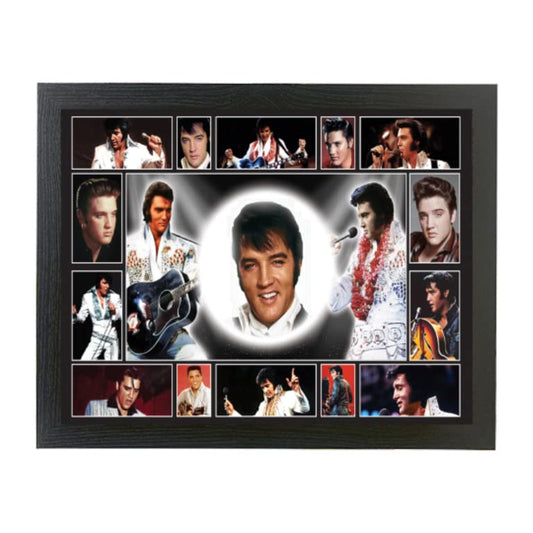 Presley King of Rock n Roll Music Icon Framed Wall Hanging Picture Gift