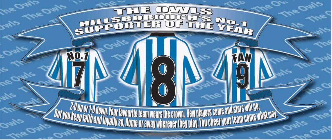 Sheffield Wed Football Shirt Ceramic Money Box Gift