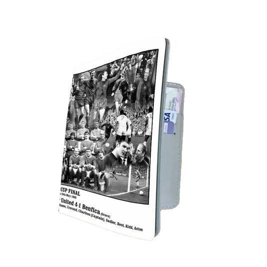 European Cup Final 1968 Man Utd Football Travel Passport Case Holder Gift