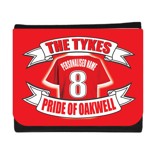 Barnsley The Tykes Personalised Football Shirt Wallet Gift