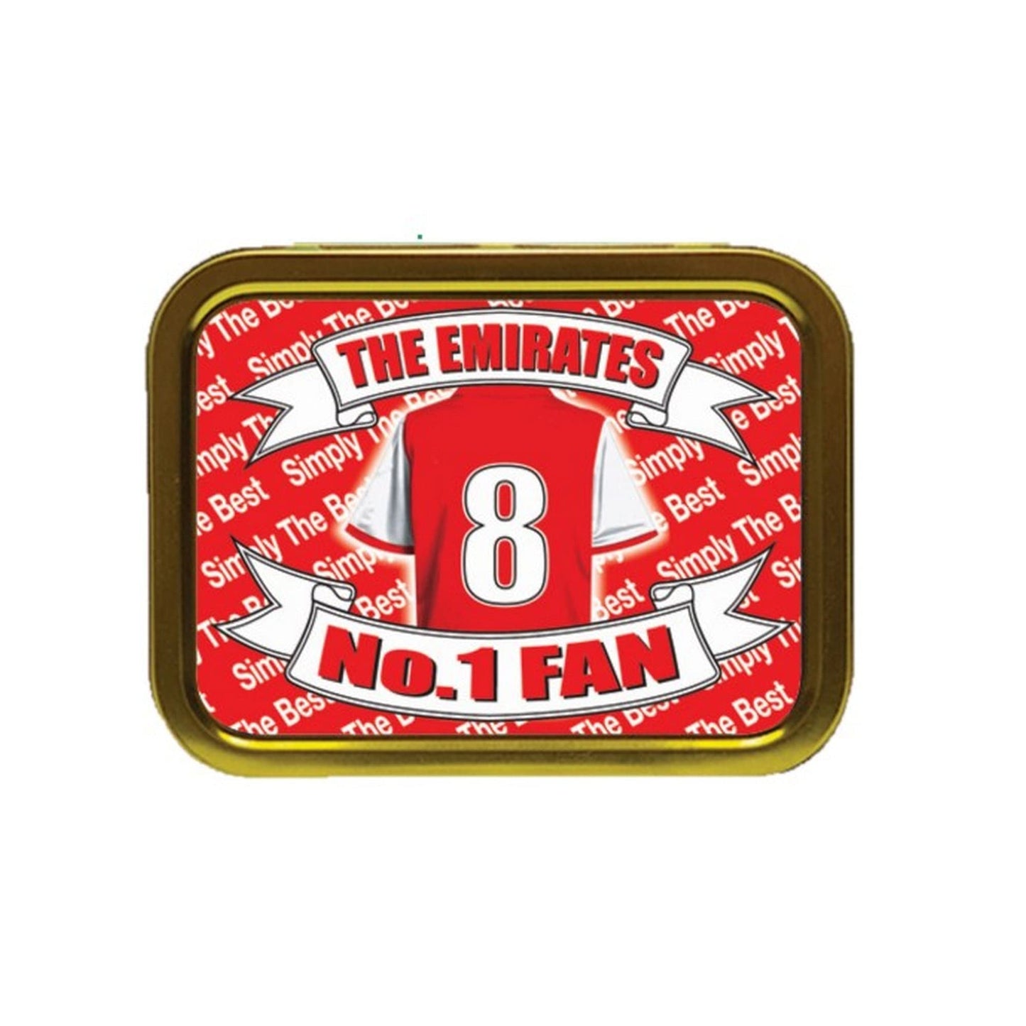 Gooners Football Shirt Tobacco Storage Tin & Products Gift Present