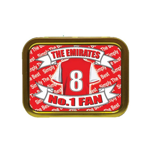 Gooners Football Shirt Tobacco Storage Tin & Products Gift Present