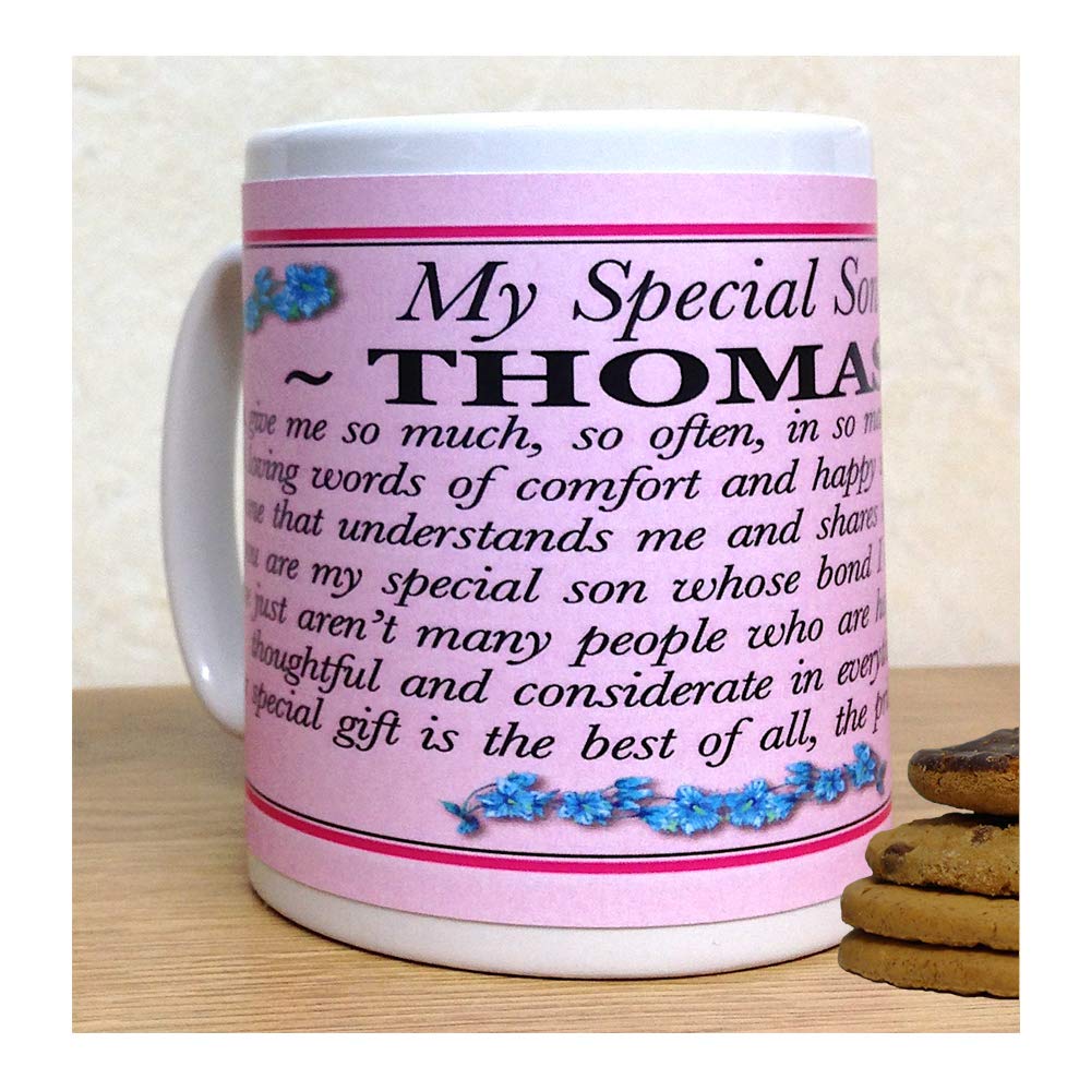 My Special Son Personalised Poem Verse Gift Mug