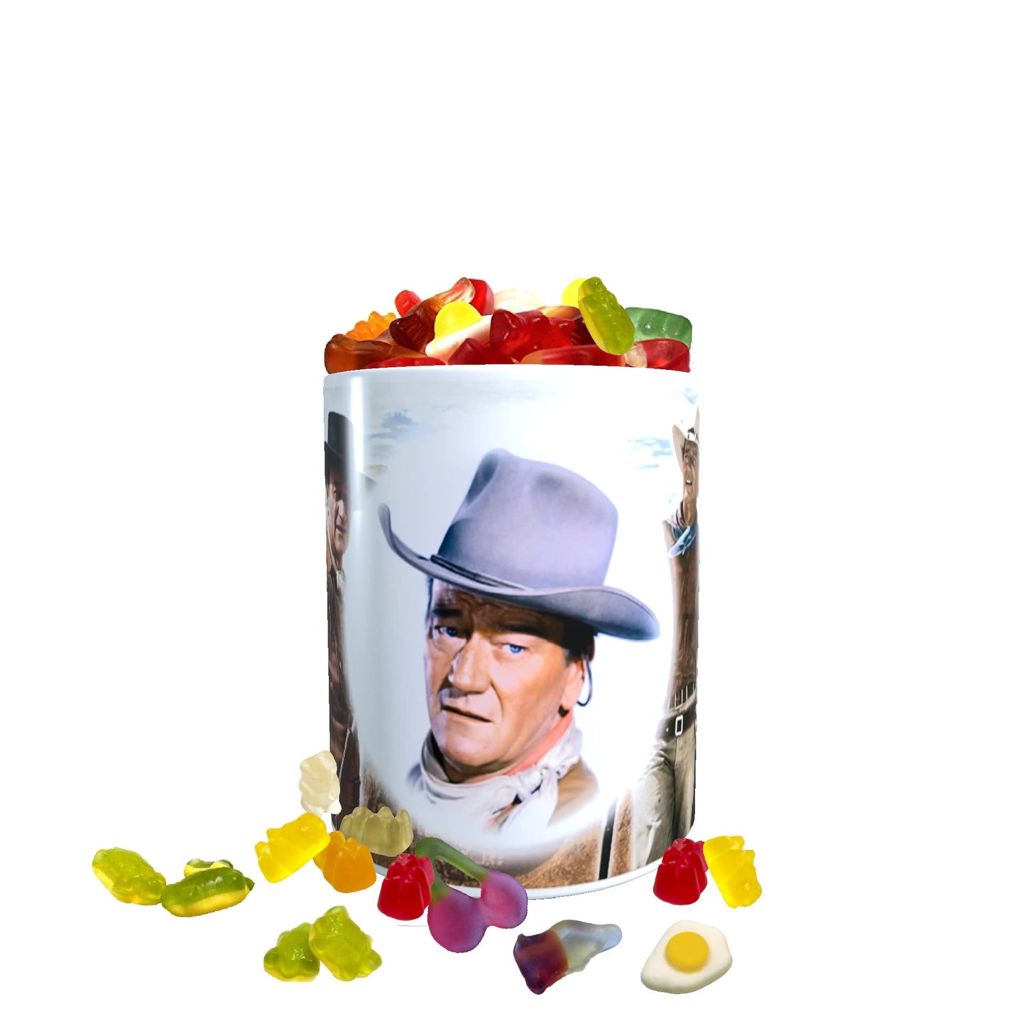 John Wayne Icon Gift Mug with Sweets