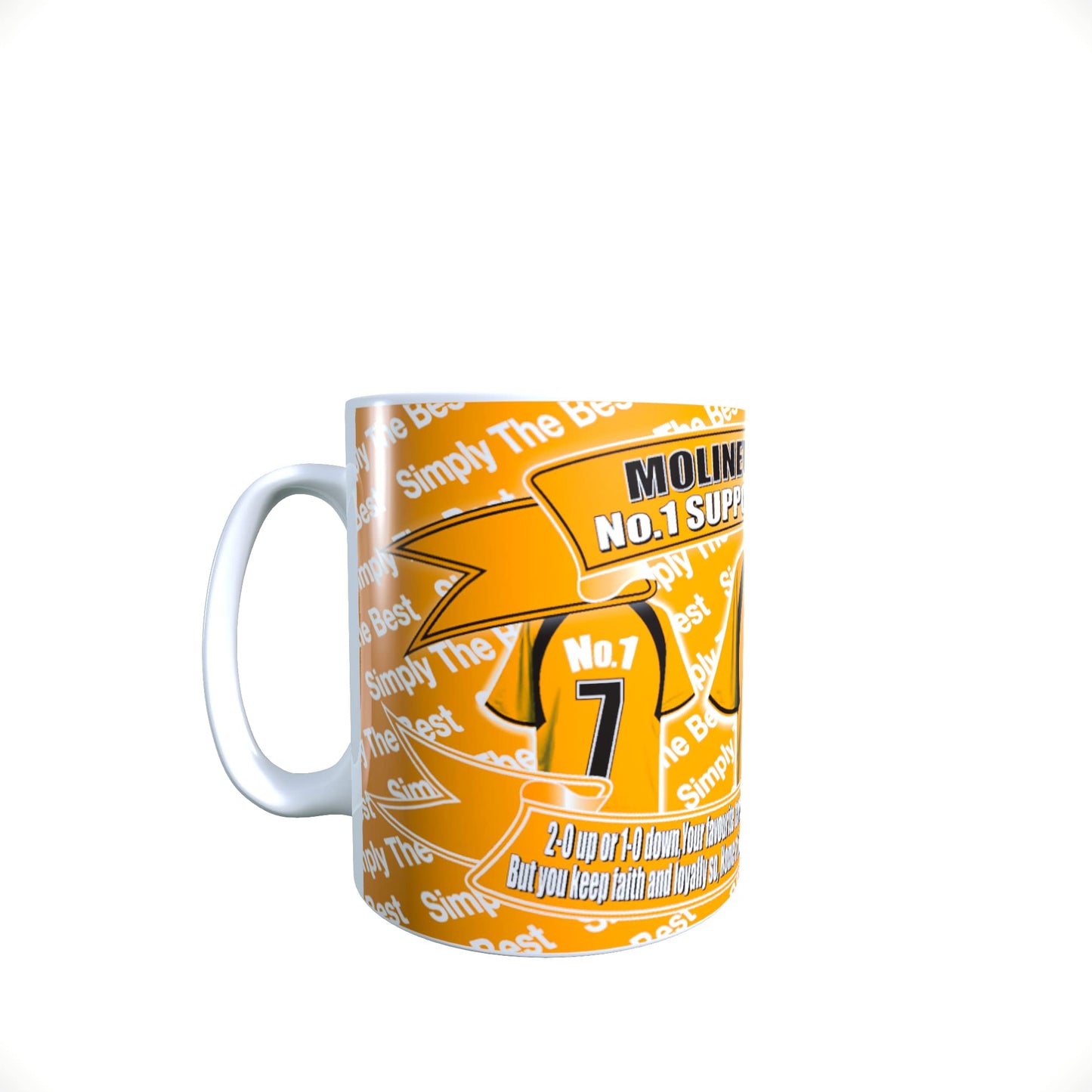 Wolves Football Team Shirt Mug Gift with Chocolate Footballs