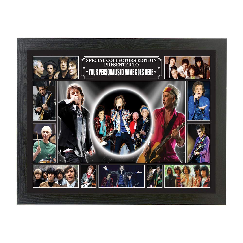 The Rolling Stones icon personalised framed picture gift
