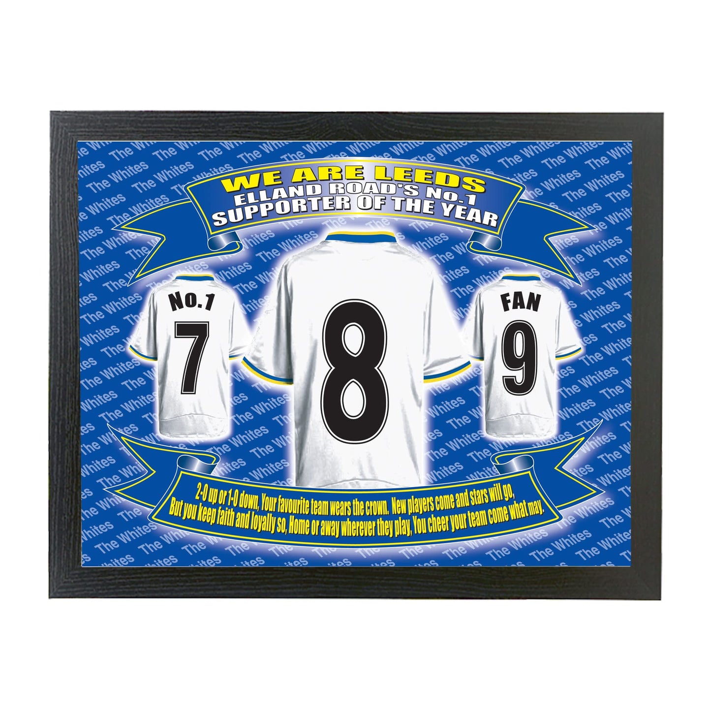 Leeds U Football Shirt Picture Gift