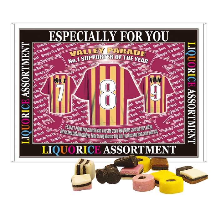 Bradford City Football Shirt Gift Boxed Sweets