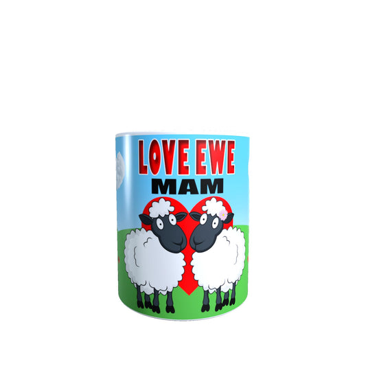 Love Ewe Mam Cute Sheep Ceramic Mug Gift