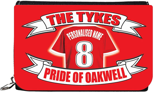 The Tykes Personalised Football Shirt Gift Team-Barnsley Purse