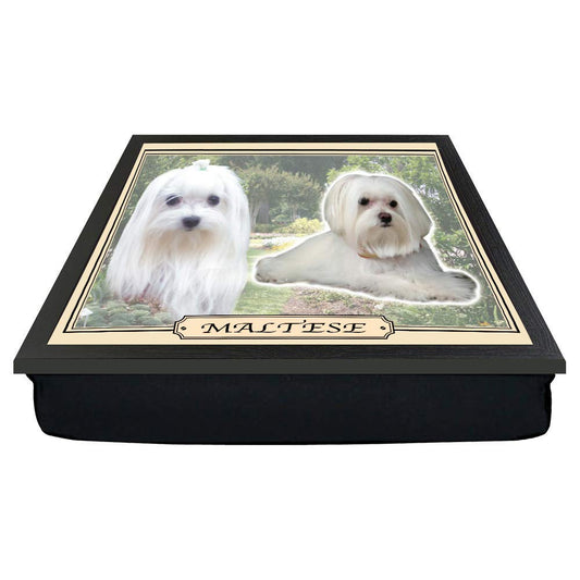Maltese Dog Breed Gift Lap Tray