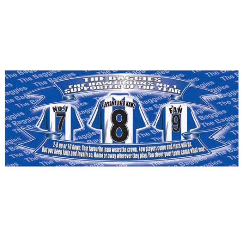 West Bromwich Football Shirt Personalised Ceramic Money Box Gift