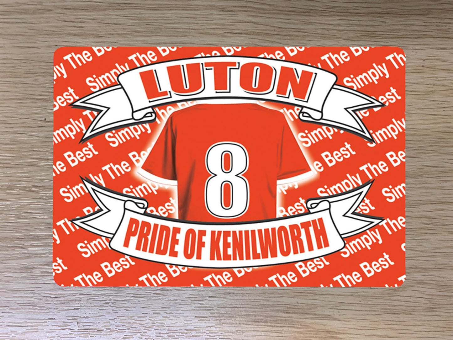 Luton Football Shirt Travel Passport Holder Case Gift Present