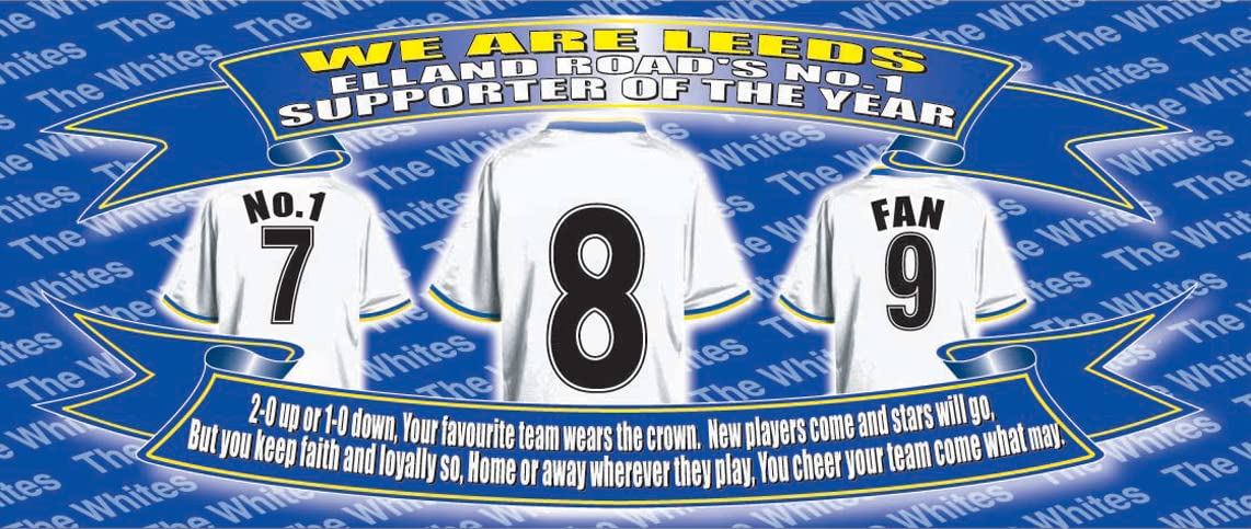 Leeds U Football Team Shirt Mug Gift with Chocolate Footballs