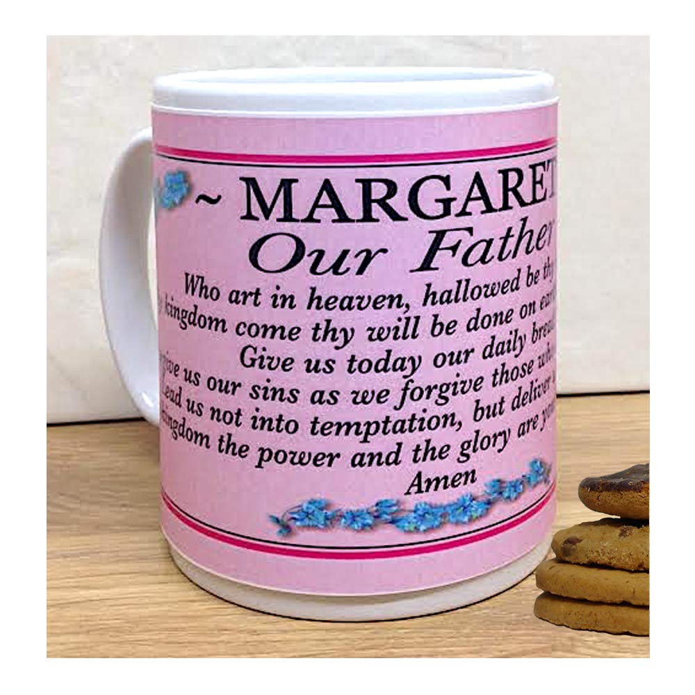 Lords Prayer Personalised Poem Verse Gift Mug