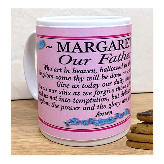 Lords Prayer Personalised Poem Verse Gift Mug