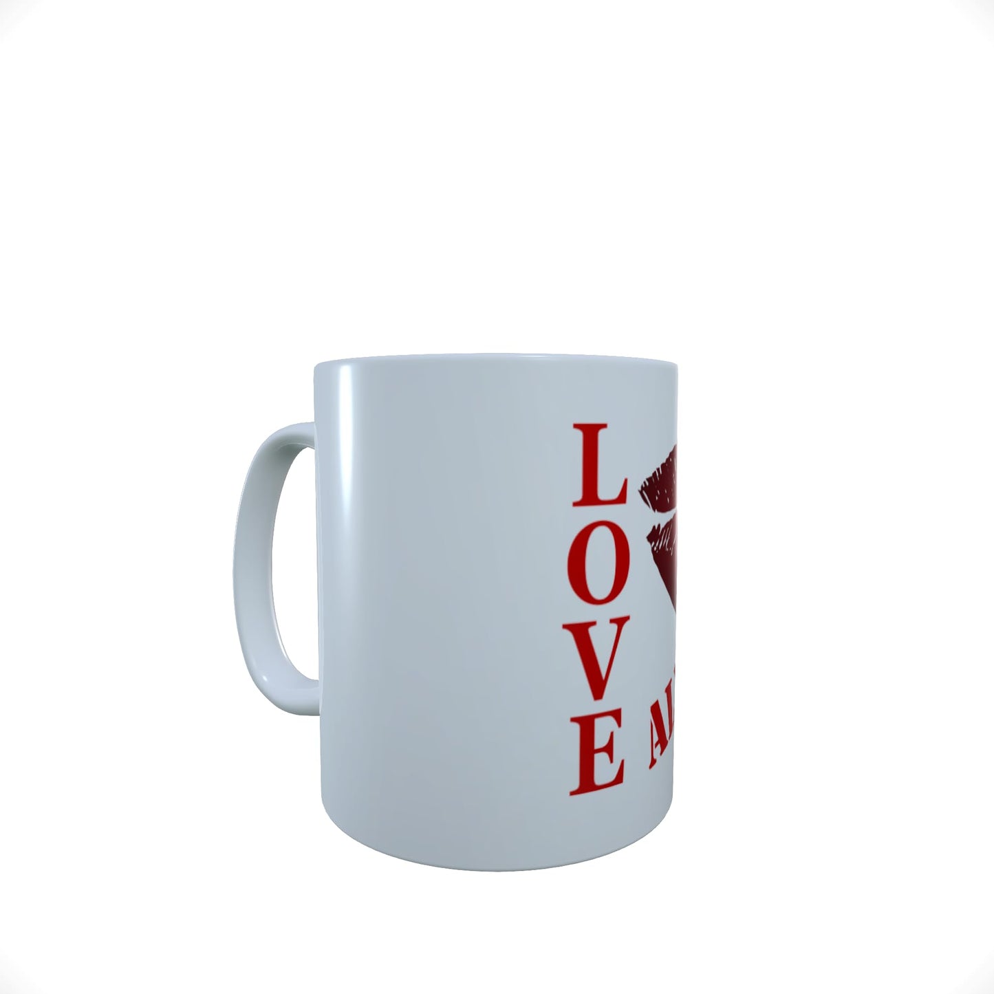 Love Always Lipstick Kiss Valentine's Day Any Occasion Mug Gift