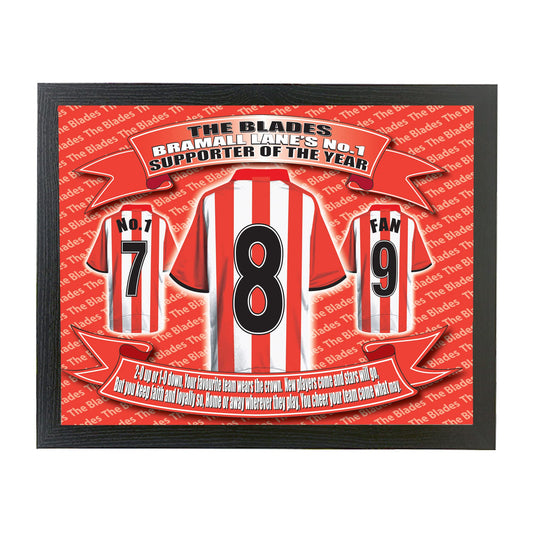 Sheffield U Football Shirt Picture Gift