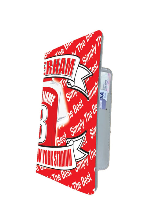 Rotherham Football Team Shirt Travel Passport Holder Case Gift Present