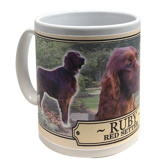 Red Setter Personalised Dog Breed Gift Mug