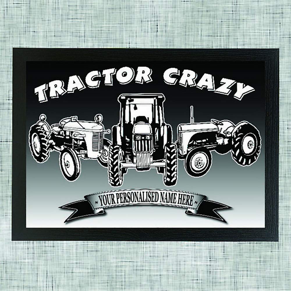Tractor Crazy Personalised Lap Tray Gift