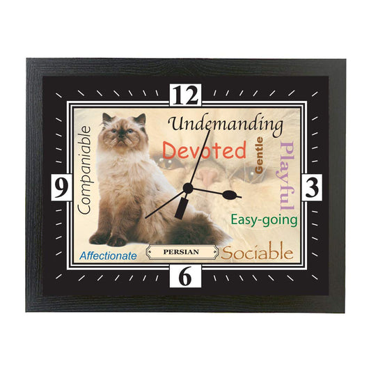 Persian Cat Breed Gift Clock