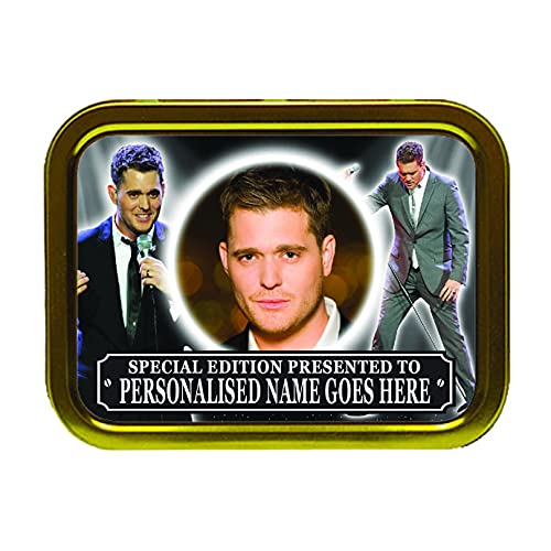 Michael Buble Personalised Icon Gift Tobacco Tin & Products