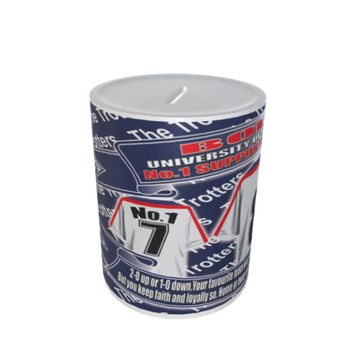 Bolton Football Shirt Ceramic Money Box Gift