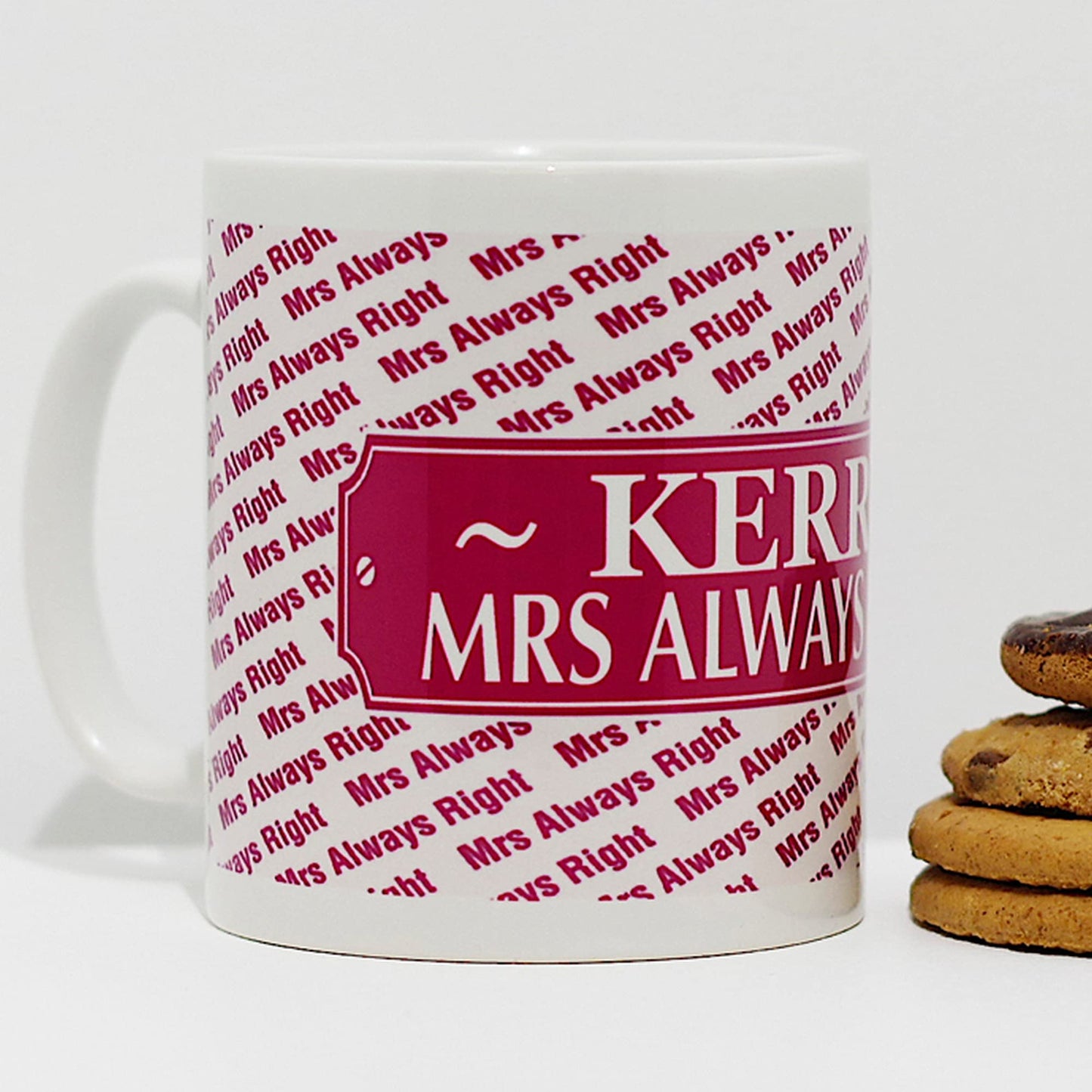 Mrs Always Right Personalised Ceramic Gift Mug